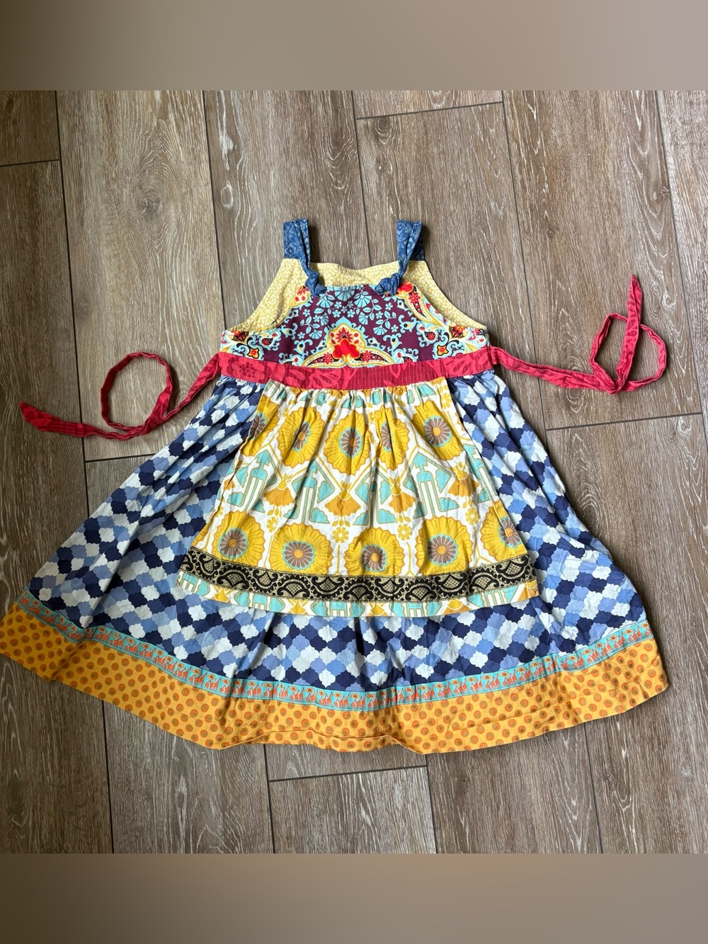 MJ Platinum Giraffe Knot Dress